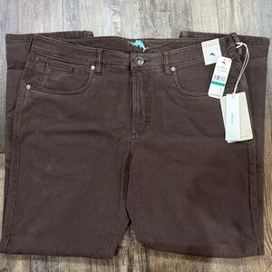 Tommy Bahama Brown Stretch Slim Jeans